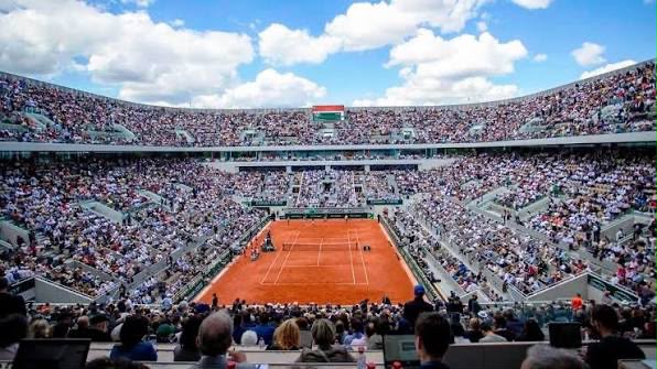 View from the Lacoste stand